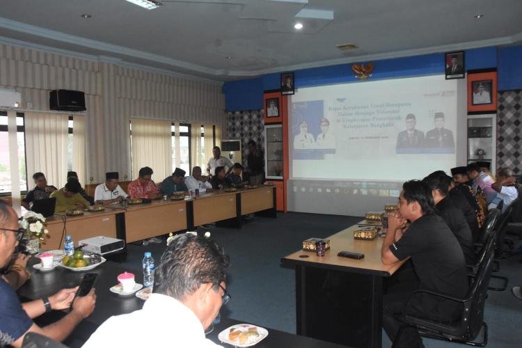 Kesbangpol Bengkalis Gelar Rapat Kerukunan Umat Beragama